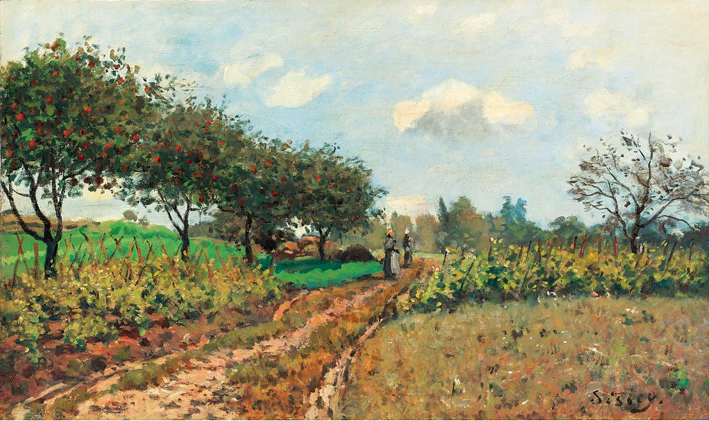  阿尔弗莱德·西斯莱 Alfred Sisley—— 康帕尼的路